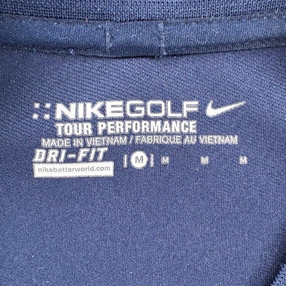 Nike Golf Tour Performance Vest Men M Blue Dri-Fit Sleeveless Pullover MINT - Picture 4 of 8